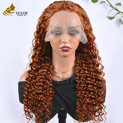 Perucas personalizadas de cabelo humano de Borgonha Afro Kinky Curly Style