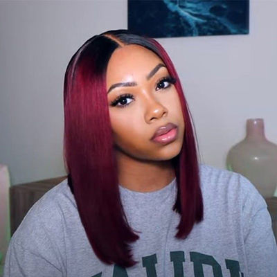 Cabelo humano 8 polegadas sem branqueamento