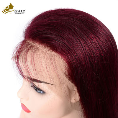 130% Densidade Perucas personalizadas de cabelo humano preto natural 28 polegadas branqueado