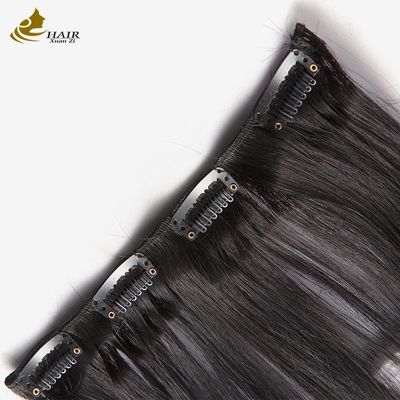 Remy 24 polegadas clip em extensões de cabelo 100% virgem em massa OEM