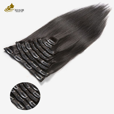 Cabelo Longo Direito Brasileiro Tecido Preto Auburn Cabelos Humanos em Pacotes