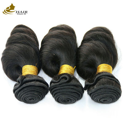 Natural Negro Cambojano Virgem 16 polegadas Cabelo Brasileiro Solto Wave OEM
