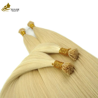 OEM Keratina I Tip Extensões de cabelo pré-enxertadas 50 fios/pacote