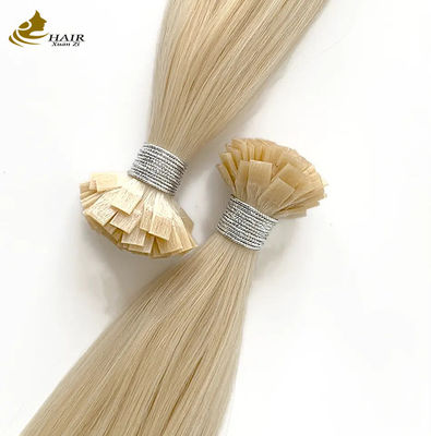 613 Colored Pre Bonded Human I Tip Hair Extensions Flat 28 polegadas