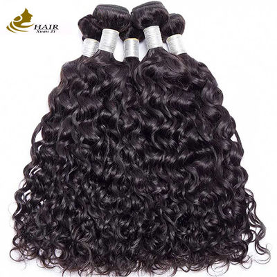OEM Brasileiro Não Processado Wave de Água Virgin Hair Bundles Preto