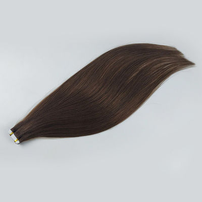 Extensões de cabelo com fita adesiva para cabelo liso e ondulado, 100% cabelo humano Remy para mulheres