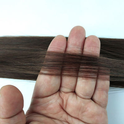 Extensões de cabelo com fita adesiva para cabelo liso e ondulado, 100% cabelo humano Remy para mulheres