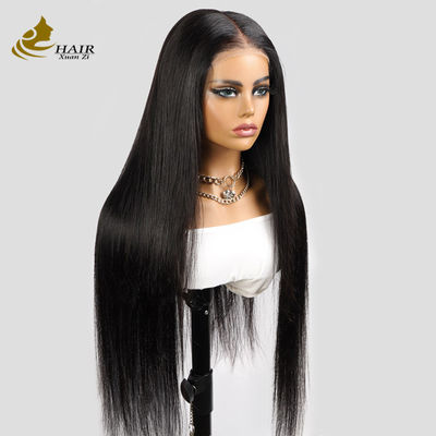 Oss Straight Sem cola Transparente 13X4 HD renda Frente Cores naturais 100% Perucas de cabelo humano
