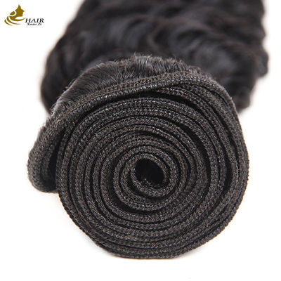 Venda direta de fábrica de cabelo humano virgem brasileira 1b Color Deep Wave Hair Bundle