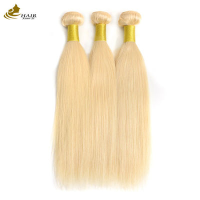 Venda direta de fábrica de cabelo humano virgem brasileira 613# Blonde Hair Straight Bundle