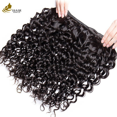 Ondas de água Cabelo humano Indina Virgem Molhados e ondulados feixes encaracolados