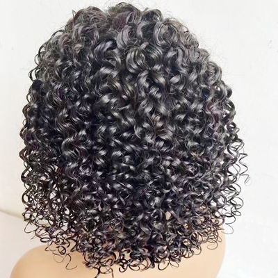 Atacado 13X6 13X4 HD Curl Brasileiro Transparente Penteado Peruca de Cabelo Frontal Humano