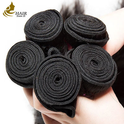 Experimente o Luxo de Extensões de Cabelo Humano Virgem Preto Natural Real