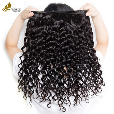 Natural Black Kinky Curl 100 Virgin Human Hair Bundles com Tecnologia de Alinhamento de Cútica