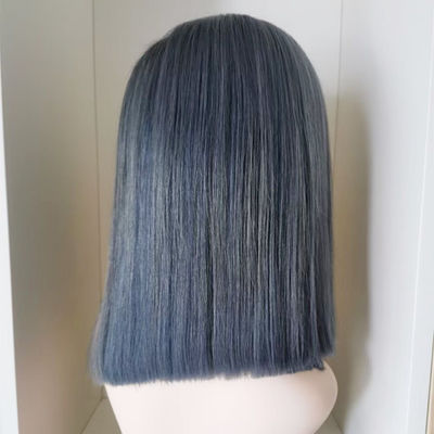 13X4 4X4 13X6 renda frontal cru de cabelo humano virgem brasileira peruca curta bob peruca