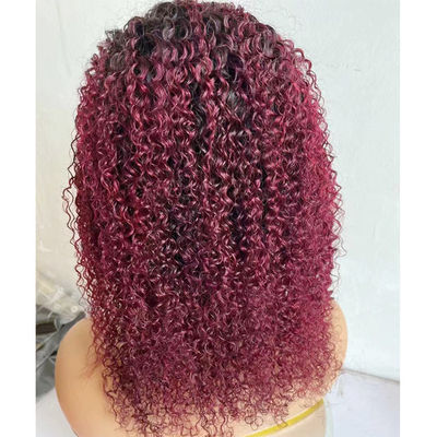 100% de cabelo humano virgem peruana água onda renda perucas da frente