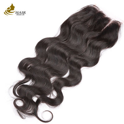 Gráfico de Bom Qualidade Corpo Virgem Brasileira Cabeça Humana 4*4 Fecho de renda