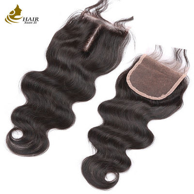 Gráfico de Bom Qualidade Corpo Virgem Brasileira Cabeça Humana 4*4 Fecho de renda