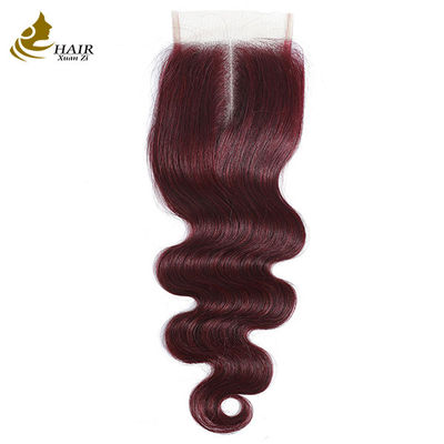 Virgin Ombre 99j Corpo Wave cabelo humano renda fechamento com cabelo de bebê