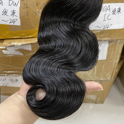 100% de cabelo brasileiro não processado Venda por atacado de cabelo humano virgem Body Wave