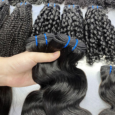 100% de cabelo brasileiro não processado Venda por atacado de cabelo humano virgem Body Wave
