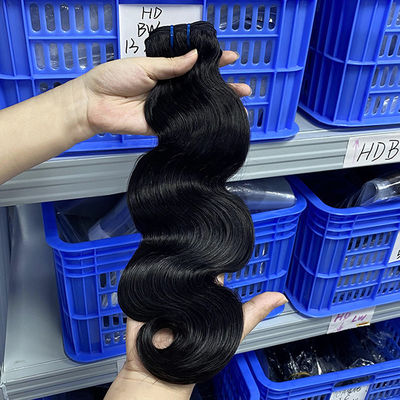 100% de cabelo brasileiro não processado Venda por atacado de cabelo humano virgem Body Wave