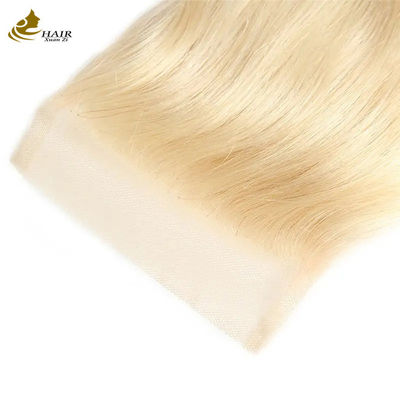 Fecho de renda fina transparente cabelo virgem humano 4X4 2X6 5X5 fecho de renda