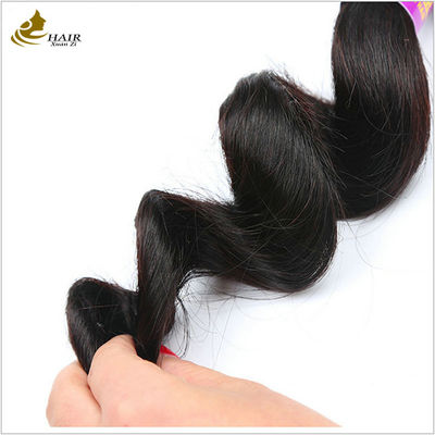 100% de cabelo humano virgem Remy cabelos brasileiros duplos extensões de cabelo humano