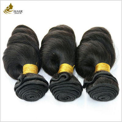 100% de cabelo humano virgem Remy cabelos brasileiros duplos extensões de cabelo humano