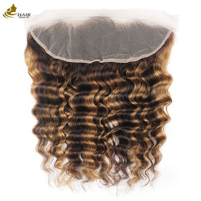 Orelha a Orelha Peruanos Virgem Cabelo Humano Frontal Pantalão Personalizado Frontal 13*4