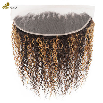 Orelha a Orelha Peruanos Virgem Cabelo Humano Frontal Pantalão Personalizado Frontal 13*4