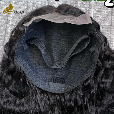 5*5 Transparente de renda frontal cabelo humano natural de seda sem cola top de renda completa peruca