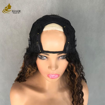 U/V Parcela Peruca Cabelo Humano Com Clips Super conveniente
