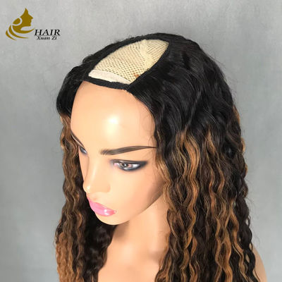 U/V Parcela Peruca Cabelo Humano Com Clips Super conveniente