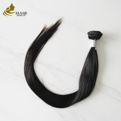 30 polegadas de cabelo humano virgem preto natural com 20 polegadas de fecho 4x4