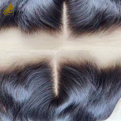 Fechamento de Renda de Cabelo Humano com Linha Capilar Natural e Fivela Flutuante Popular