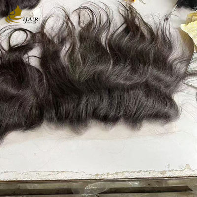 Lâmina de cabelo em forma de M fecho de renda de cabelo humano personalizado