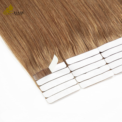 #30 Cor Cabelo Liso Virgem Fita Em Extensões de Cabelo Humano Para Mulher