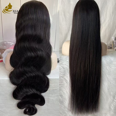 Peruca de renda de cabelo humano virgem com múltiplos estilos e cores