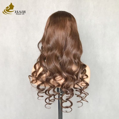 Atacado de fábrica de alta qualidade personalizado preço super baixo atacado peruca dianteira de renda destaque cor piano peruca real