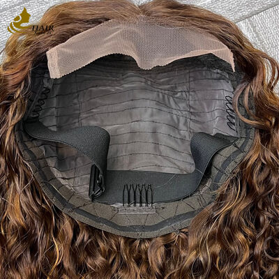 qualidade Peruca Frontal de Renda Glueless Full HD Atacado Cabelo Virgem Indiano Perucas de Cabelo Humano Virgem Cru Alinhado com Cutícula fábrica